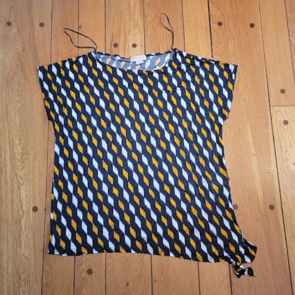 Michael Kors Top - Yellow, Black and White - Picture 1 of 6